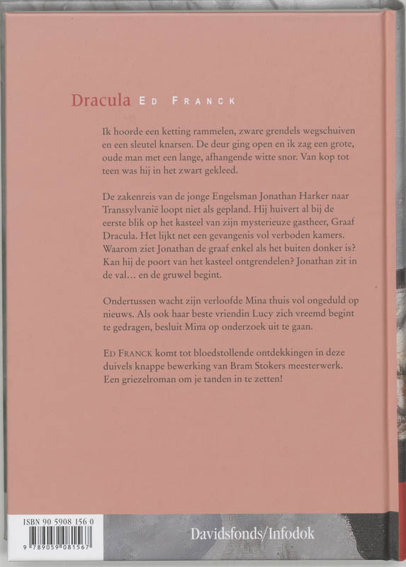 Achterkant van Dracula