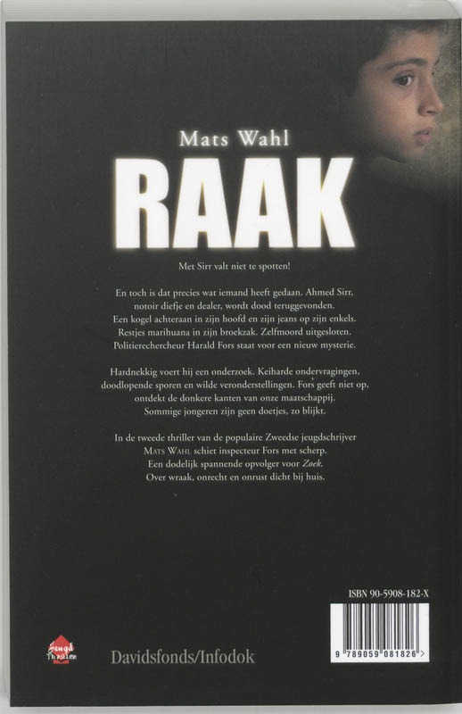 Achterkant van Raak!