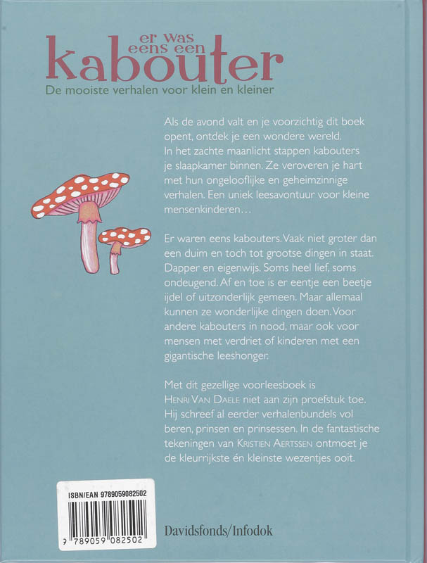 Achterkant van Er was eens een kabouter