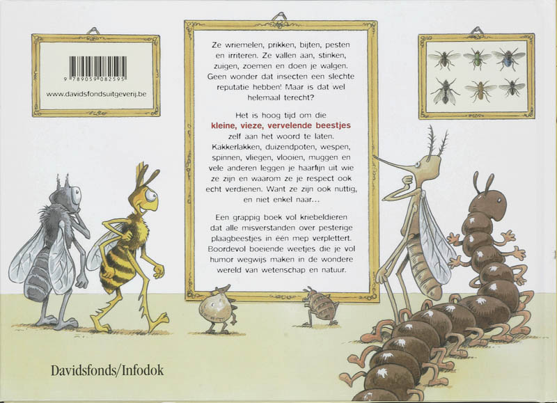 Achterkant van Vieze beestjes