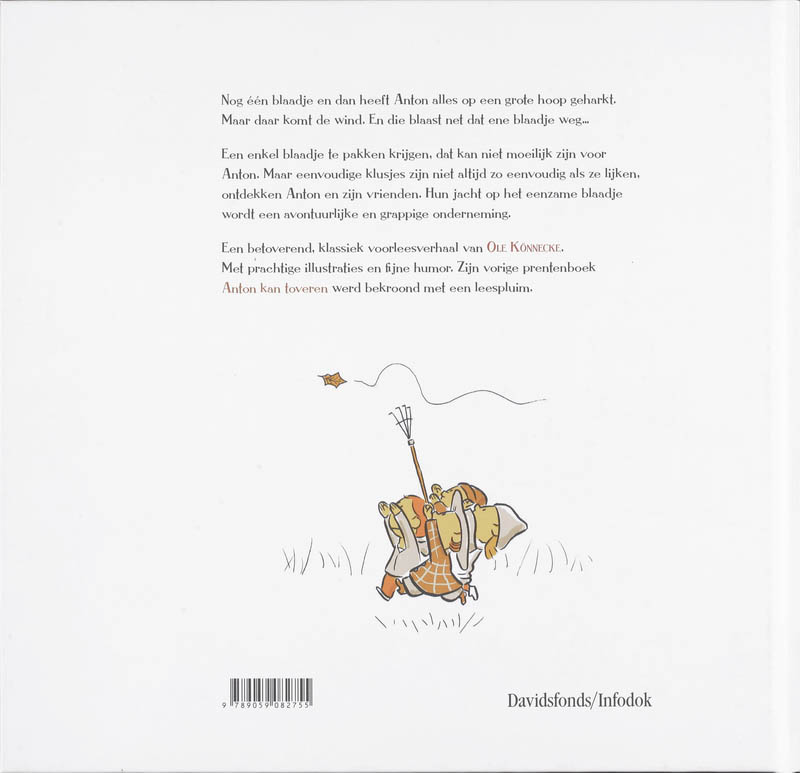 Achterkant van Anton en de blaadjes