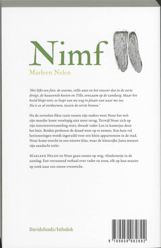 Achterkant van Nimf