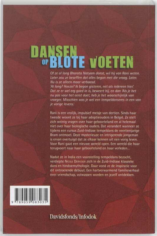 Achterkant van Dansen op blote voeten