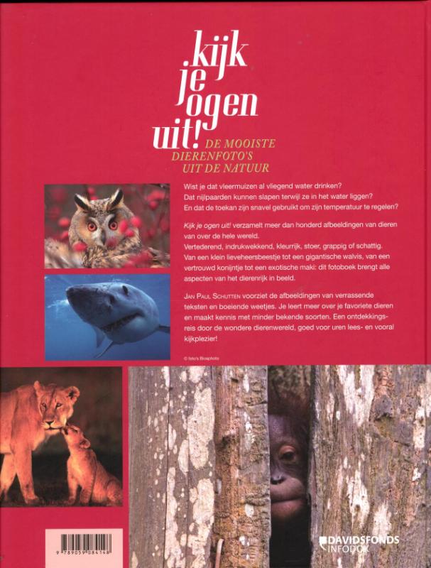 Achterkant van Kijk je ogen uit
