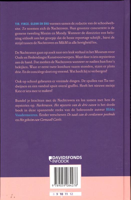 Achterkant van Het mysterie van de drie vazen