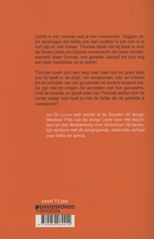 Achterkant van Vijftien wilde zomers