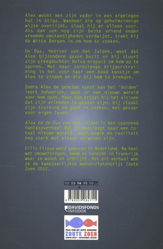 Achterkant van Alex en de Dux van het Zuiden