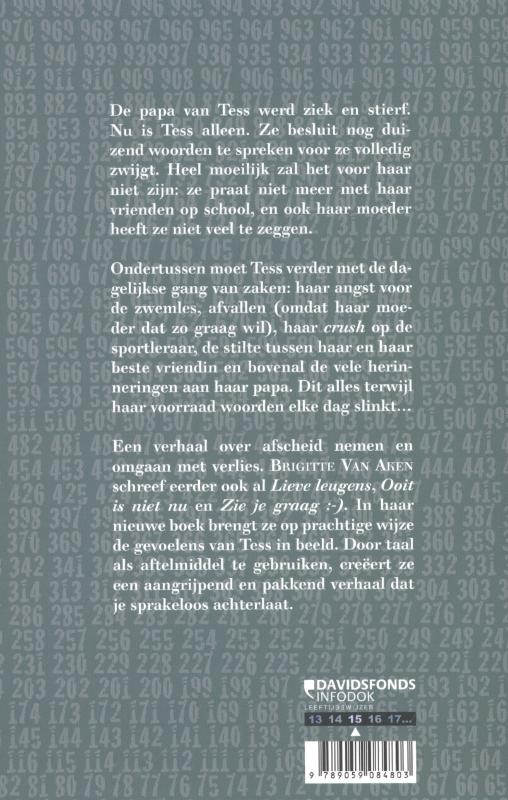 Achterkant van Uitgeteld