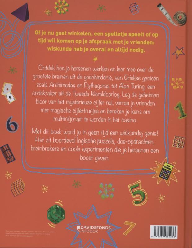 Achterkant van Hoe word ik een wiskundig genie?