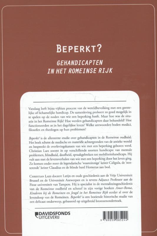 Achterkant van Beperkt