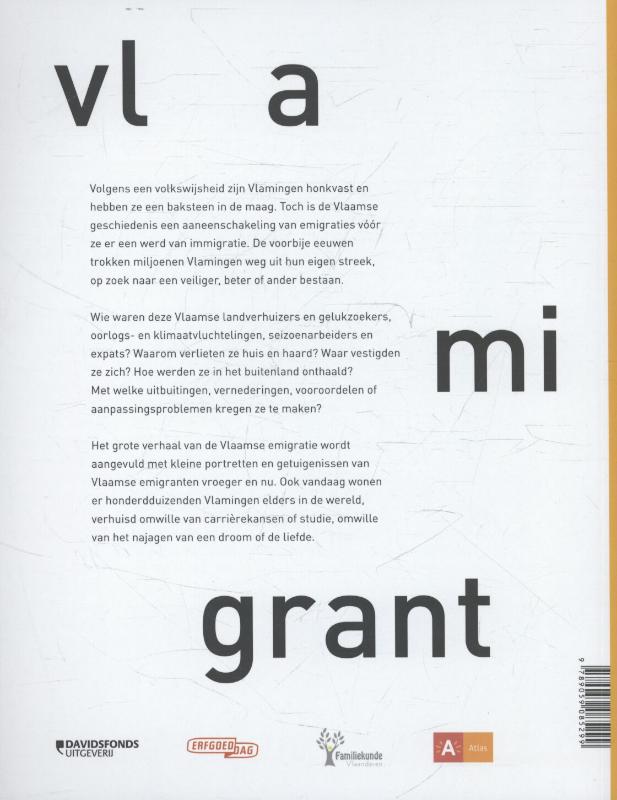 Achterkant van Vlamigrant