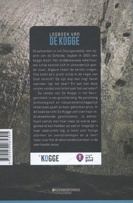 Achterkant van Logboek van de kogge