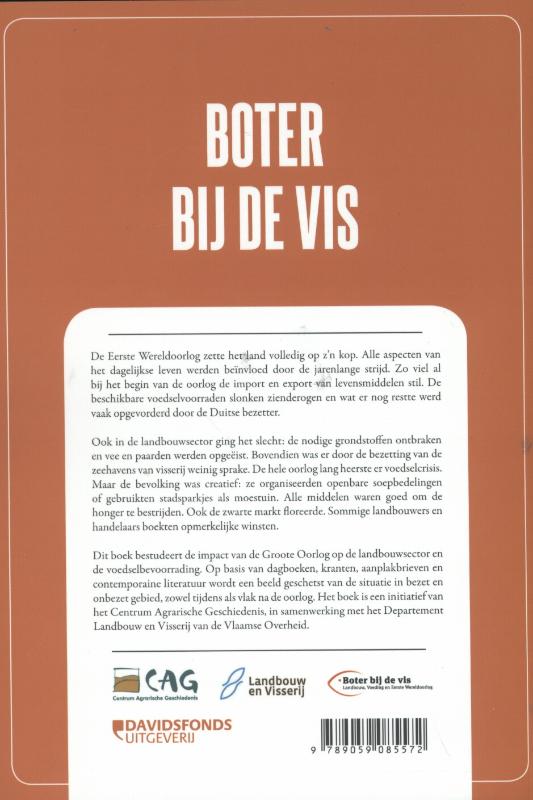 Achterkant van Boter bij de vis