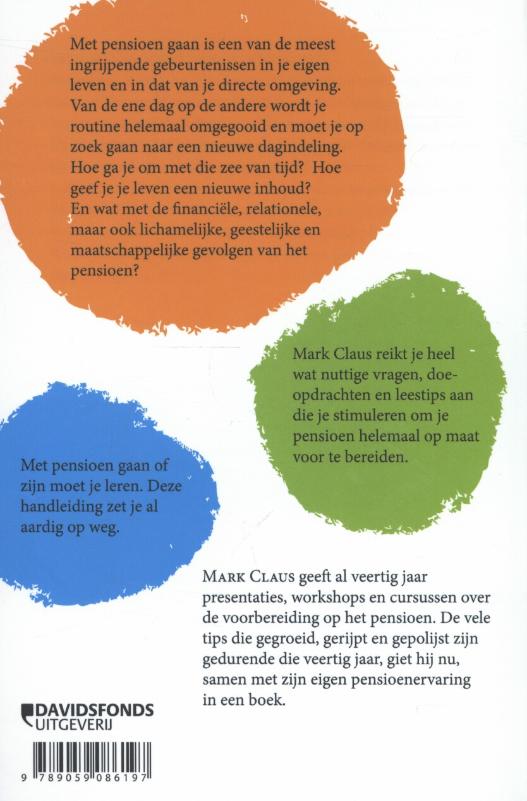 Achterkant van Met plezier met pensioen