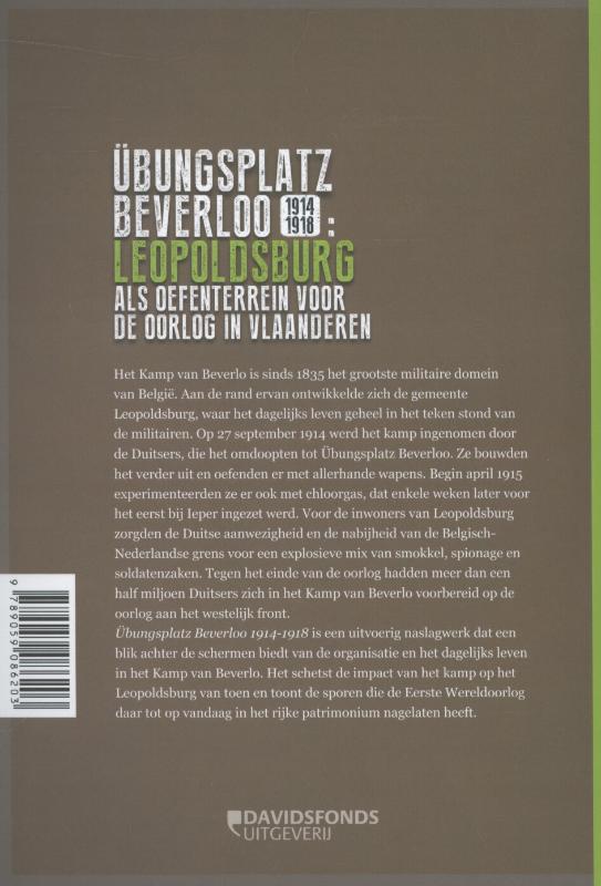 Achterkant van Übungsplatz Beverloo 1914-1918