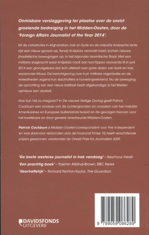 Achterkant van De nieuwe heilige oorlog
