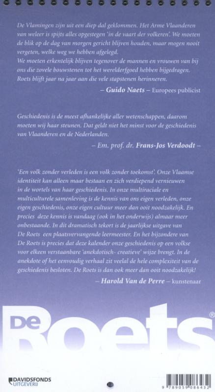 Achterkant van 2016