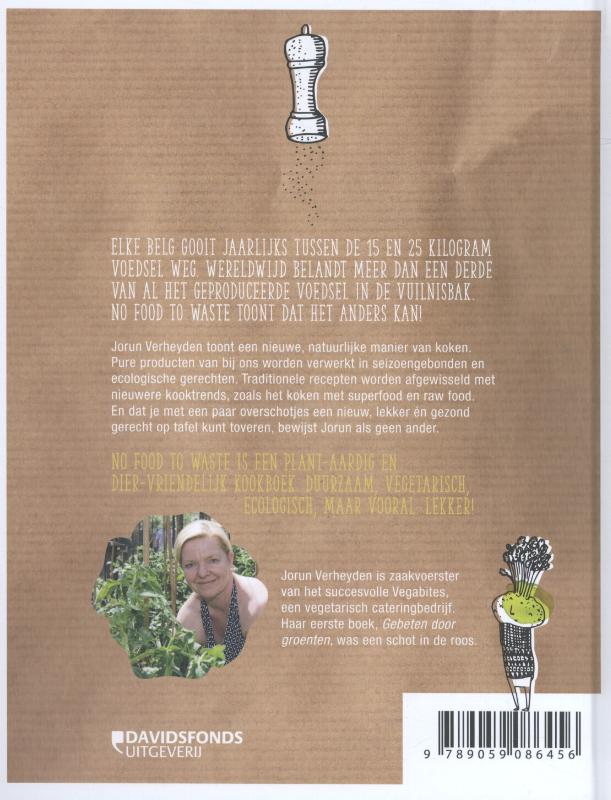 Achterkant van No food to waste