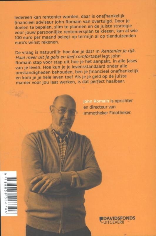 Achterkant van Rentenier je rijk