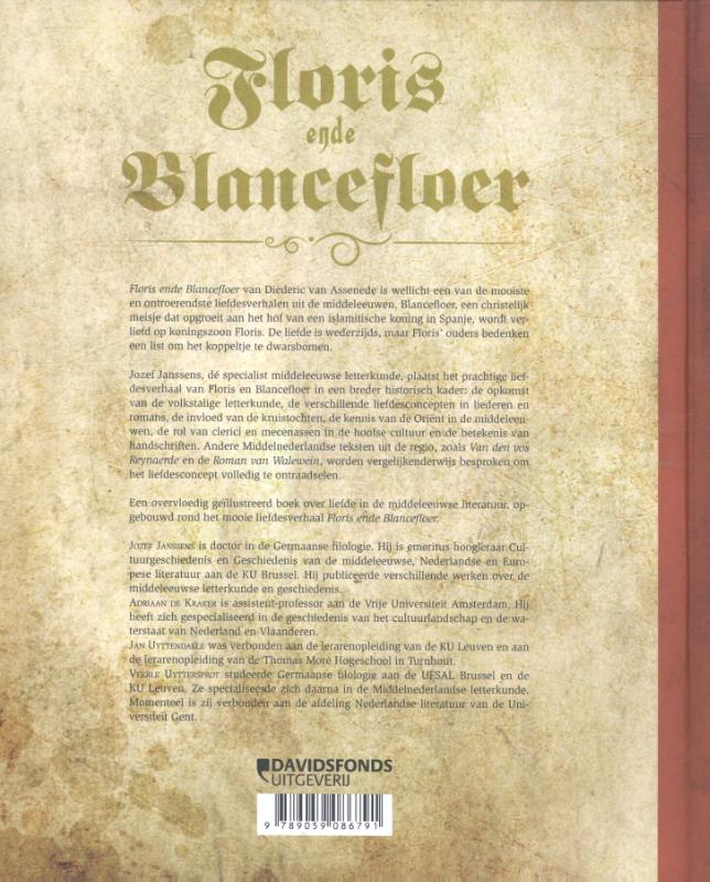 Achterkant van Floris ende Blancefloer van Diederic van Assenede