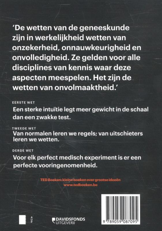 Achterkant van De wetten van de geneeskunde
