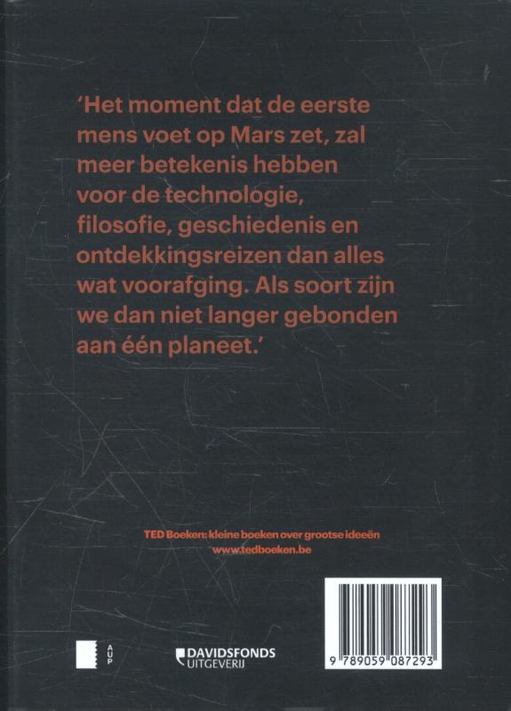 Achterkant van Hoe we zullen leven op Mars