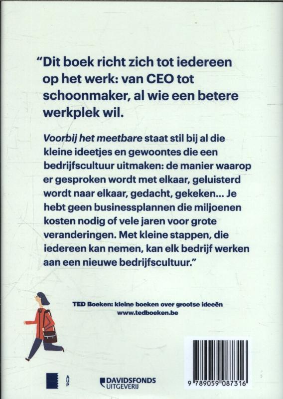 Achterkant van Voorbij het meetbare