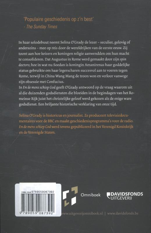 Achterkant van En de mens schiep God