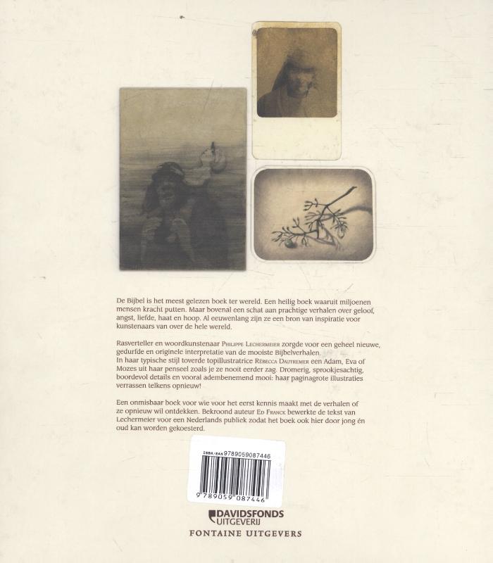 Achterkant van Een Bijbel