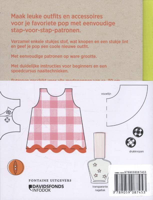 Achterkant van Ik maak zelf poppenkleertjes