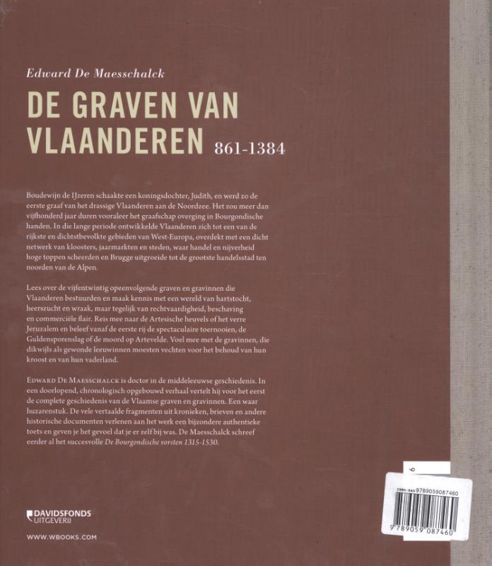 Achterkant van De Graven van Vlaanderen