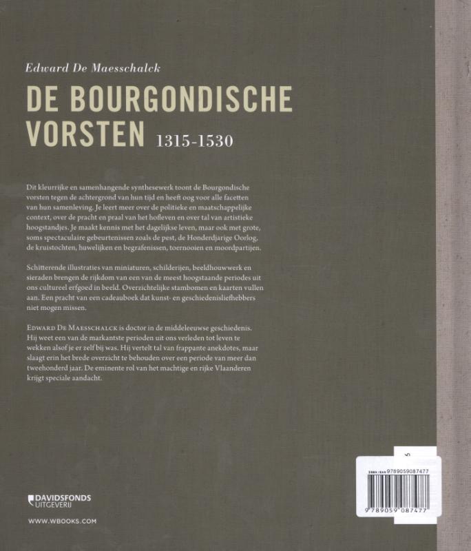 Achterkant van Bourgondische vorsten 1315-1530