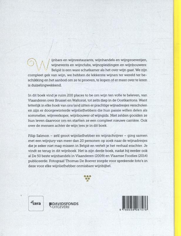 Achterkant van Wijn in België