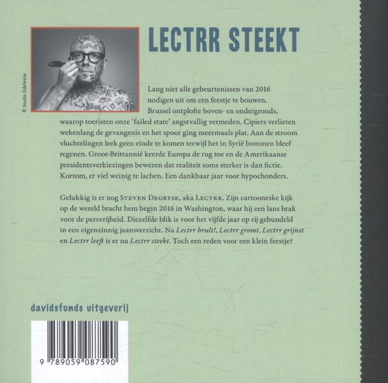 Achterkant van Lectrr steekt