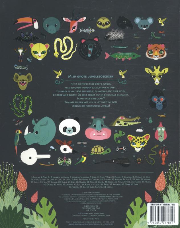 Achterkant van Mijn grote junglezoekboek