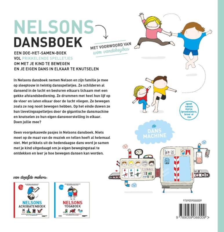 Achterkant van Nelsons dansboek