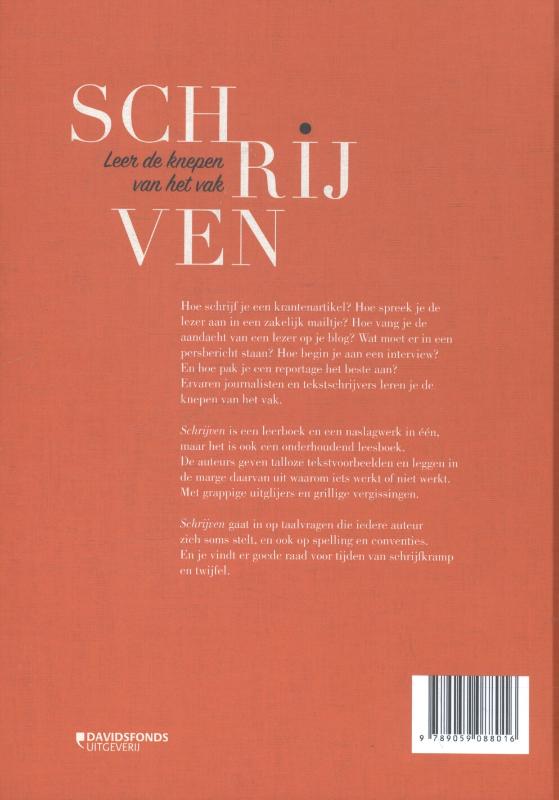 Achterkant van Schrijven!