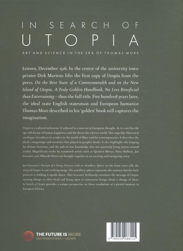 Achterkant van In search of Utopia