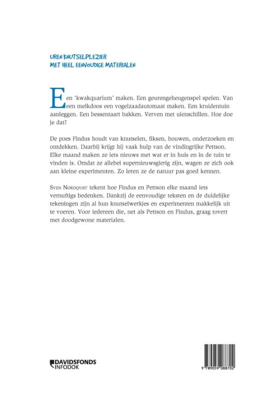 Achterkant van Aan de slag met Findus