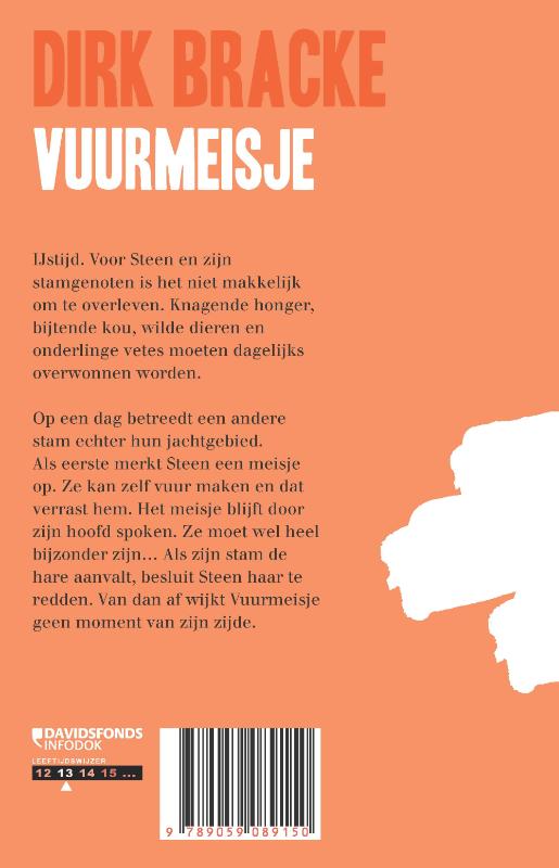 Achterkant van Vuurmeisje