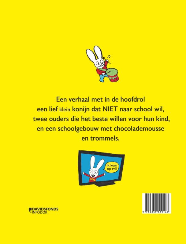 Achterkant van Ik wil NIET naar school!!