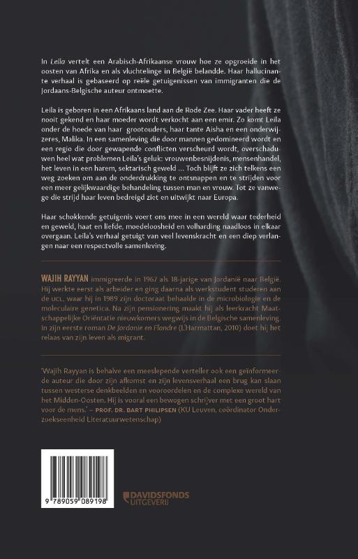 Achterkant van Leila