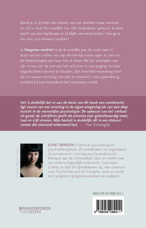 Achterkant van Vergeten verdriet