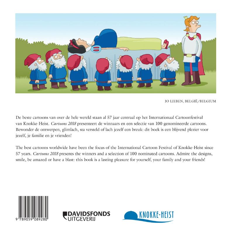 Achterkant van Cartoons 2018