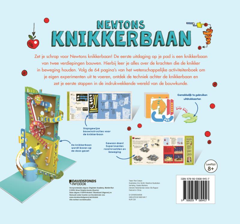 Achterkant van Newtons knikkerbaan