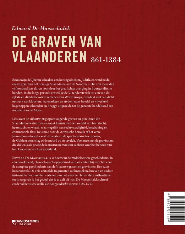 Achterkant van De Graven van Vlaanderen