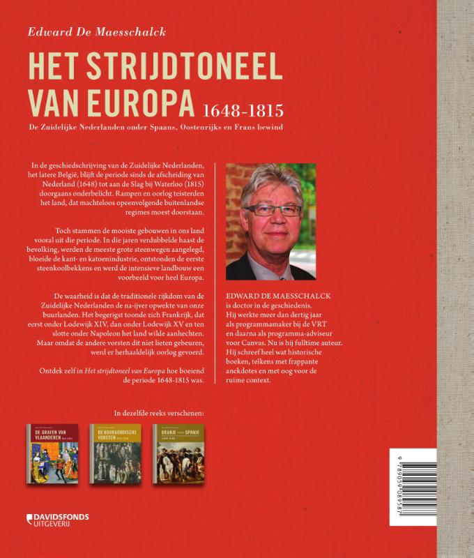 Achterkant van Het strijdtoneel van Europa (1648-1815)