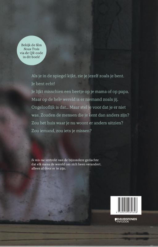 Achterkant van Ik mis me