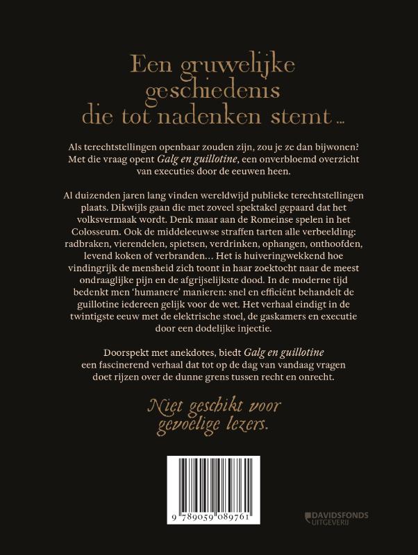 Achterkant van Galg en guillotine