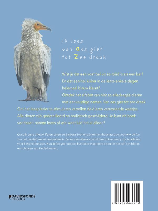Achterkant van Dier boek